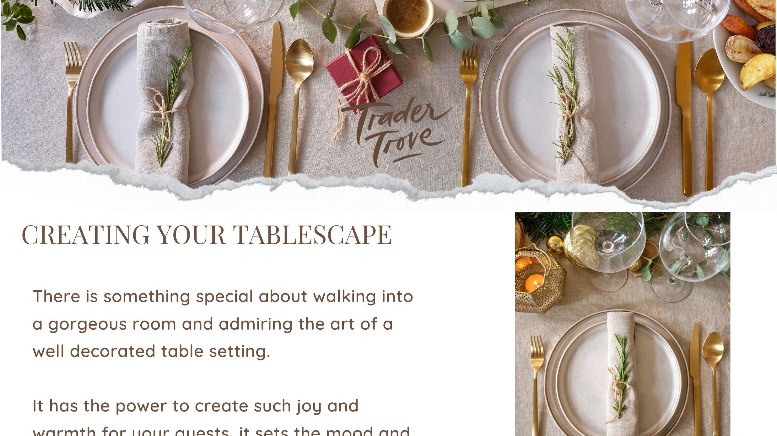 Creating your Tablescape
