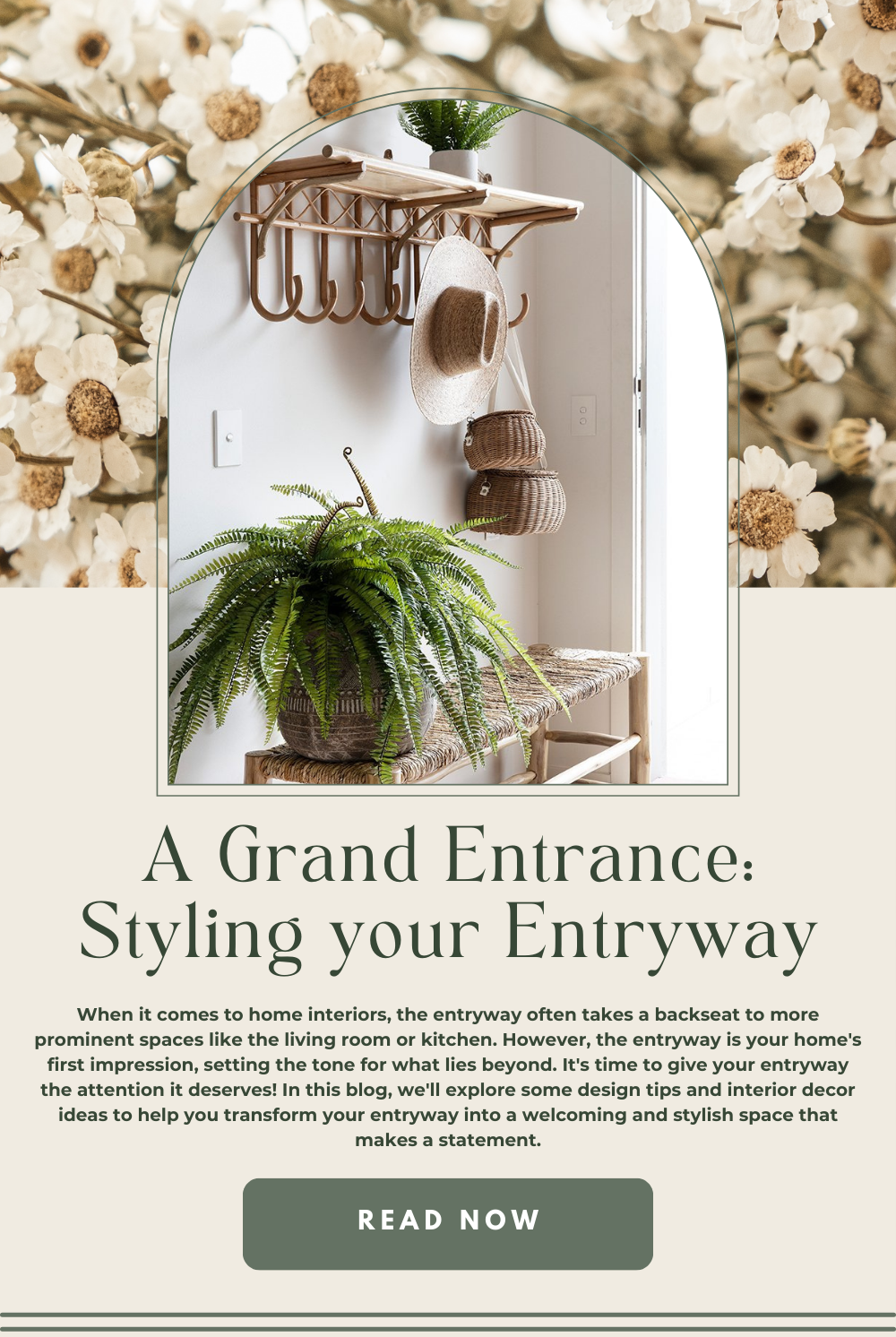 A Grand Entrance: Styling your Entryway