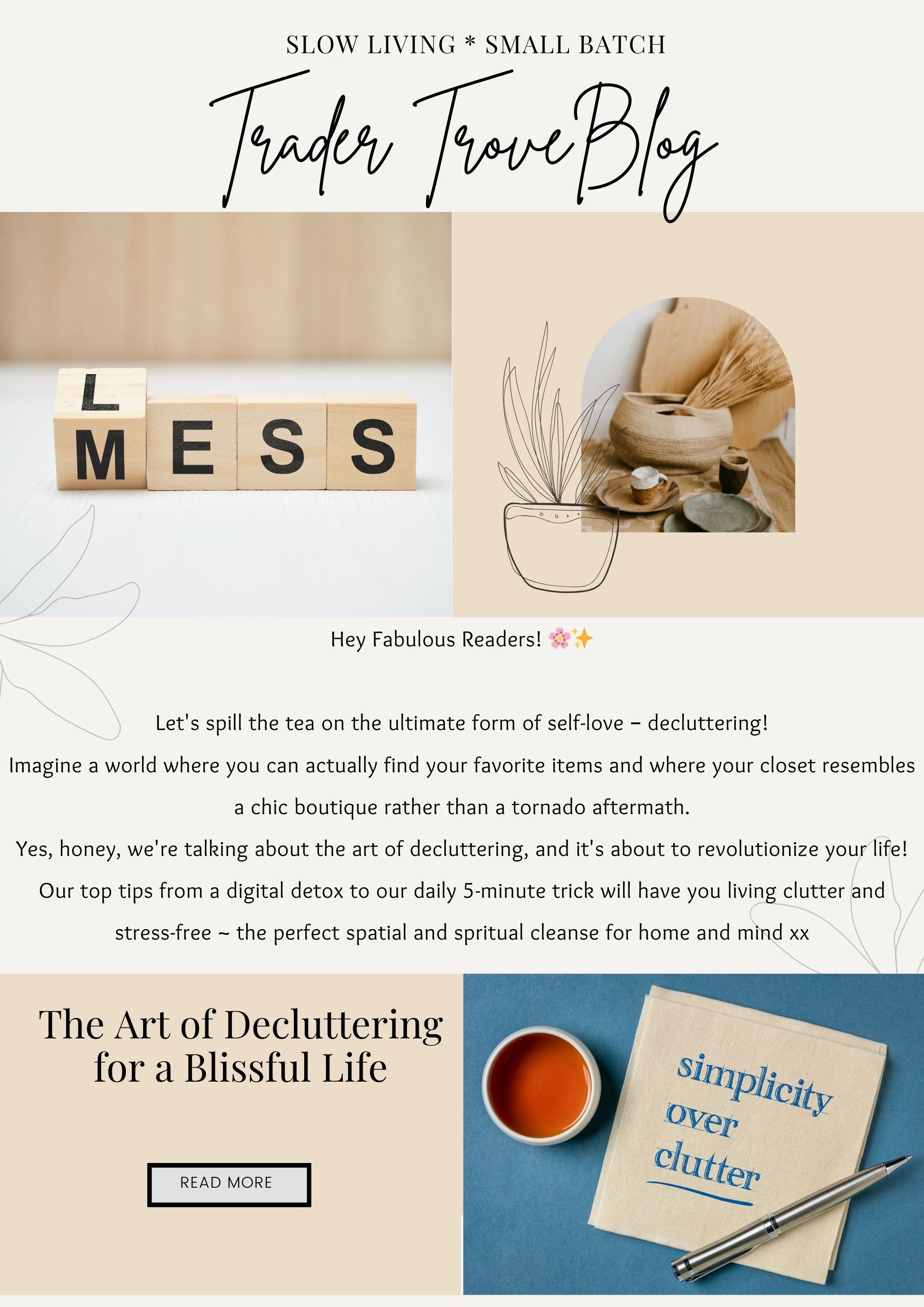 The Ultimate Decluttering Guide: Crafting Your Blissful Space Step By ...