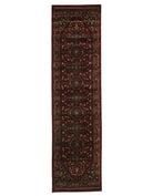 Istanbul Collection Traditional Shiraz Design Burgundy Red Rug