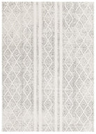 Oasis Salma White And Grey Tribal Rug