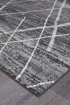 Oasis Noah Charcoal Contemporary Rug