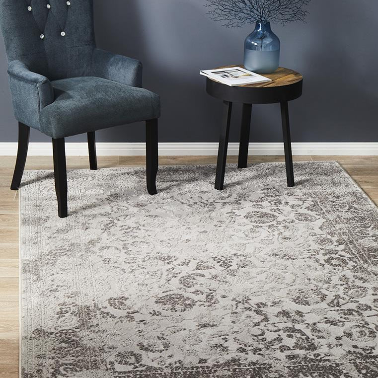 Opulence Lucy Silver Rug