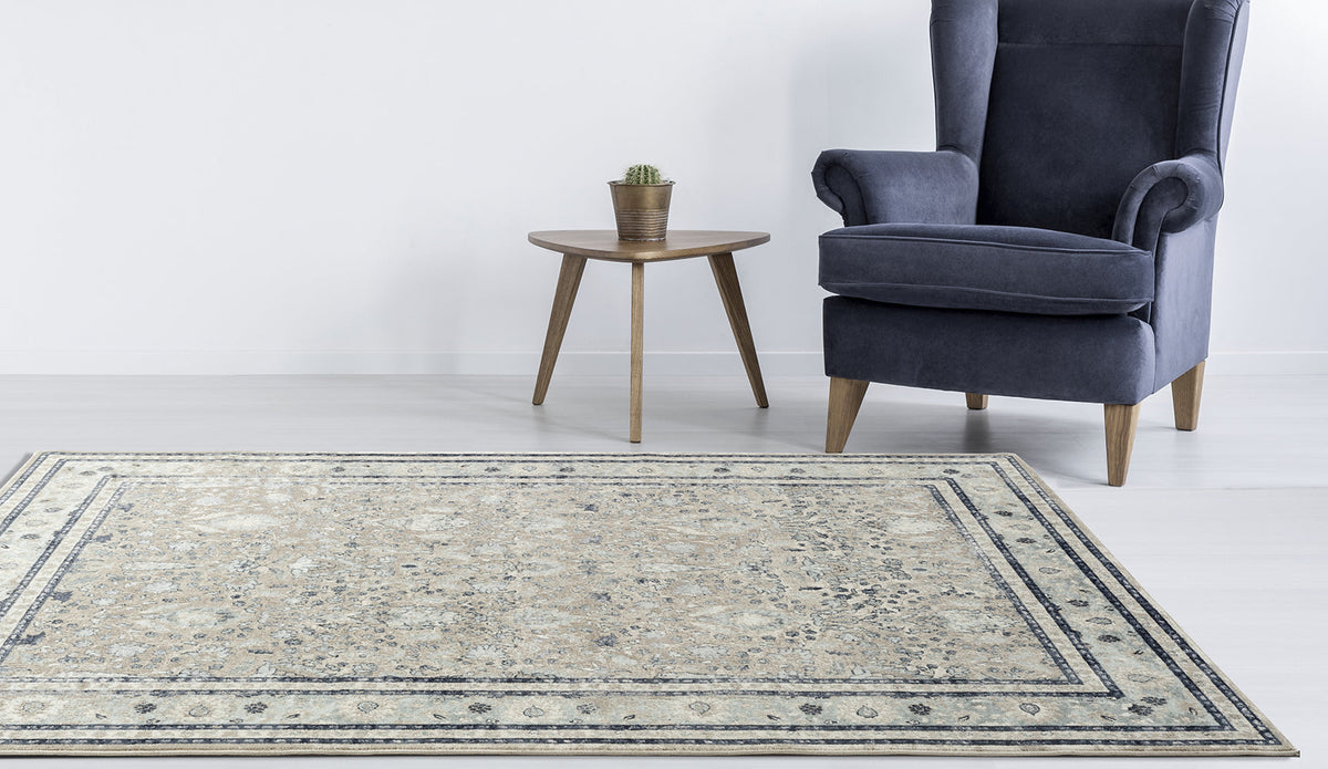 Providence Rugs Providence Esquire Rim Traditional Beige Rug – Trader Trove